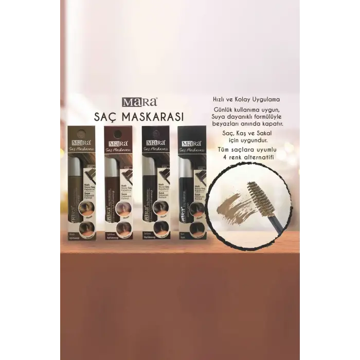 Açık Kumral Saç Maskarası