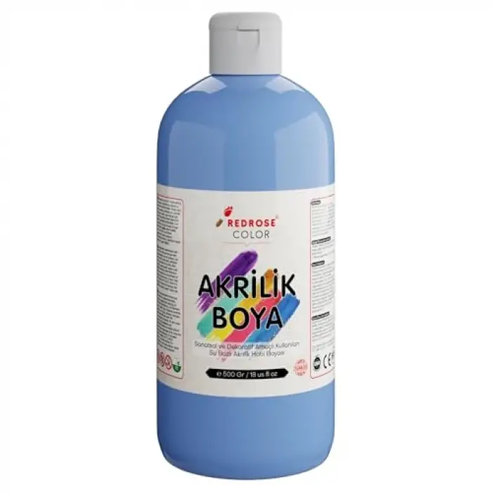 Açık Mavi Akrilik Boya 500 gr