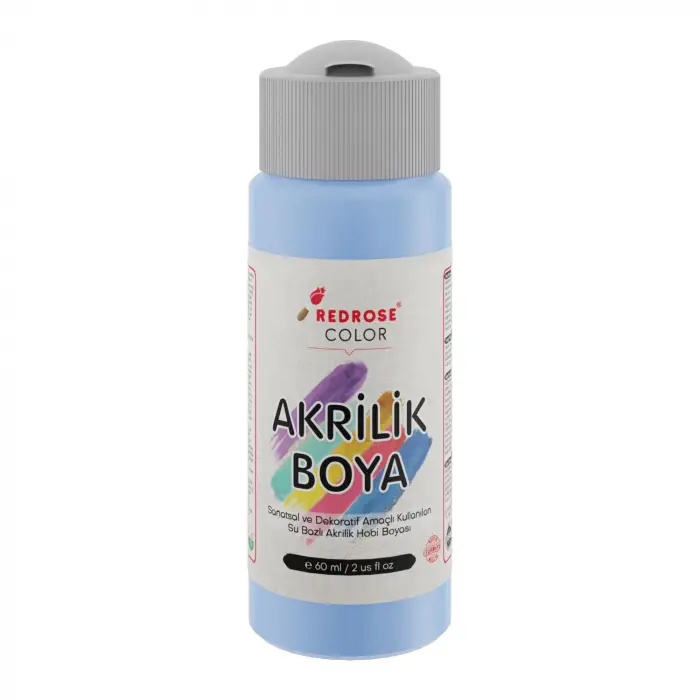 Açık Mavi Akrilik Boya 60 ml