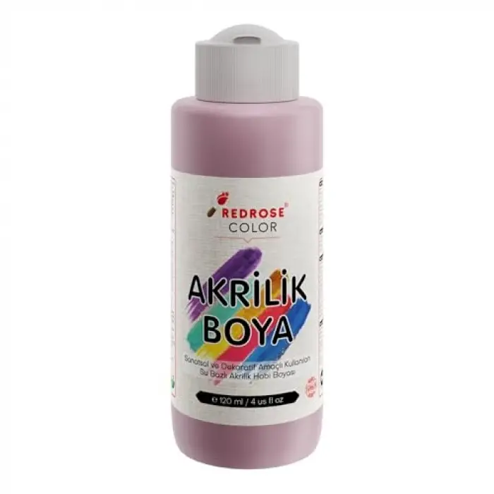 Açık Pembe Akrilik Boya, 120 ml