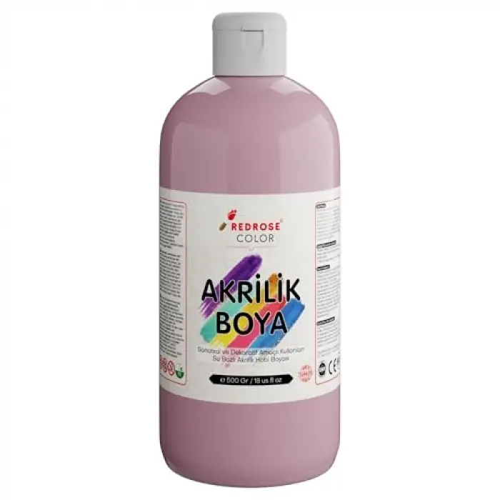 Açık Pembe Akrilik Boya 500 gr