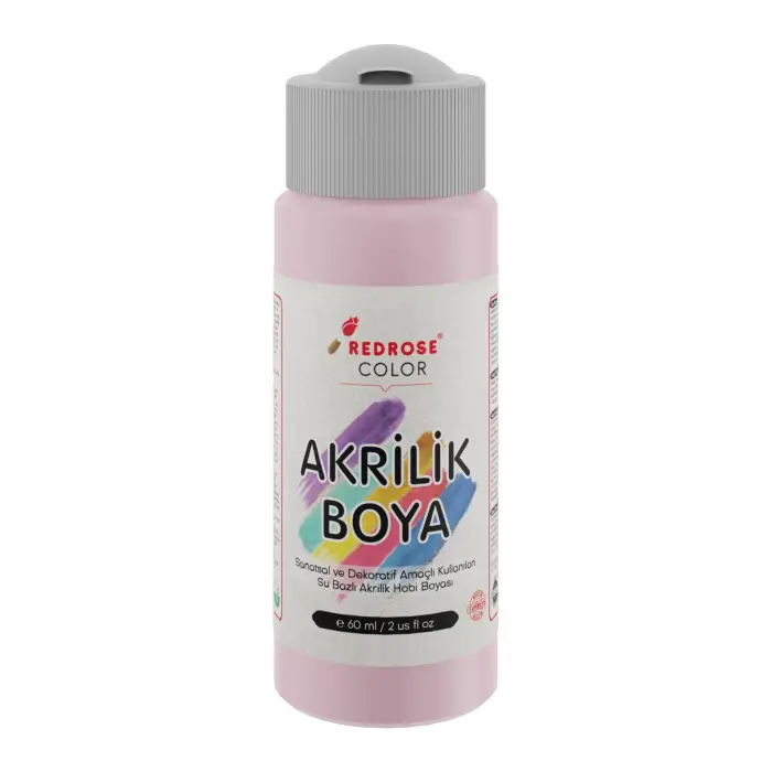 Açık Pembe Akrilik Boya 60 ml