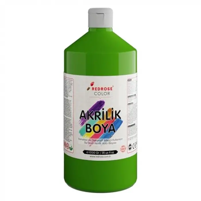 Açık Yeşil Akrilik Boya 1000 gr