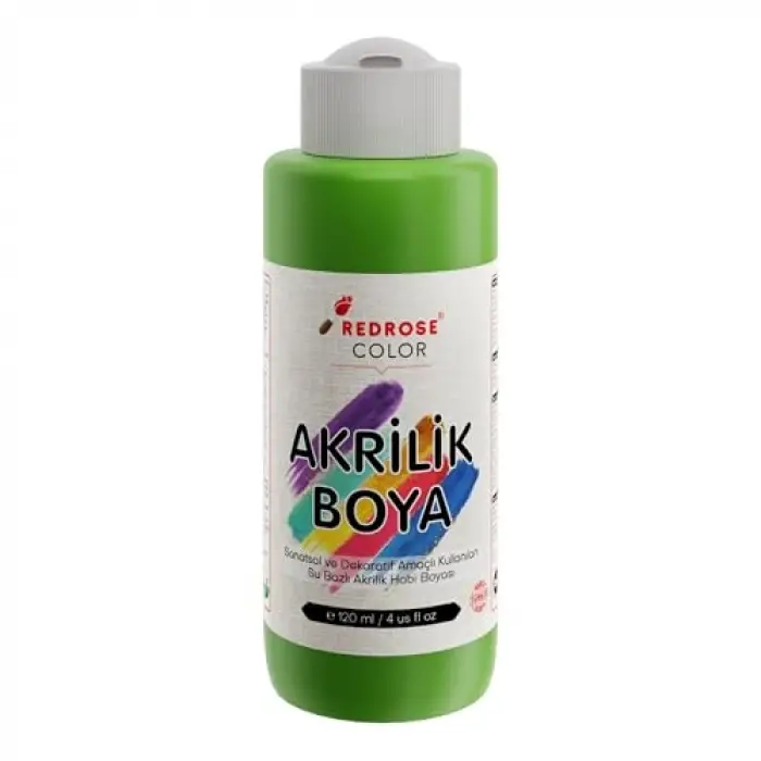 Açık Yeşil Akrilik Boya 120 ml