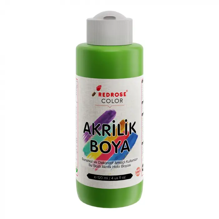 Açık Yeşil Akrilik Boya 120 ml