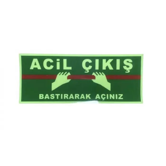 Acil Çıkış Kapı Etiketi Sticker