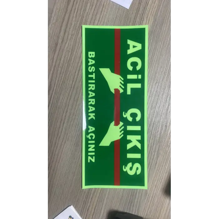 Acil Çıkış Kapı Etiketi Sticker