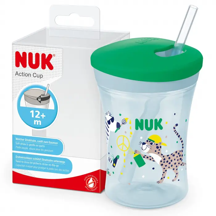 Action Pipetli Bardak, 230 ml, Leopar