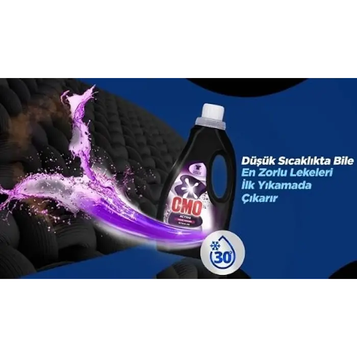 Active Cold Power Siyahlar için Sıvı Çamaşır Deterjanı, 1000 ml