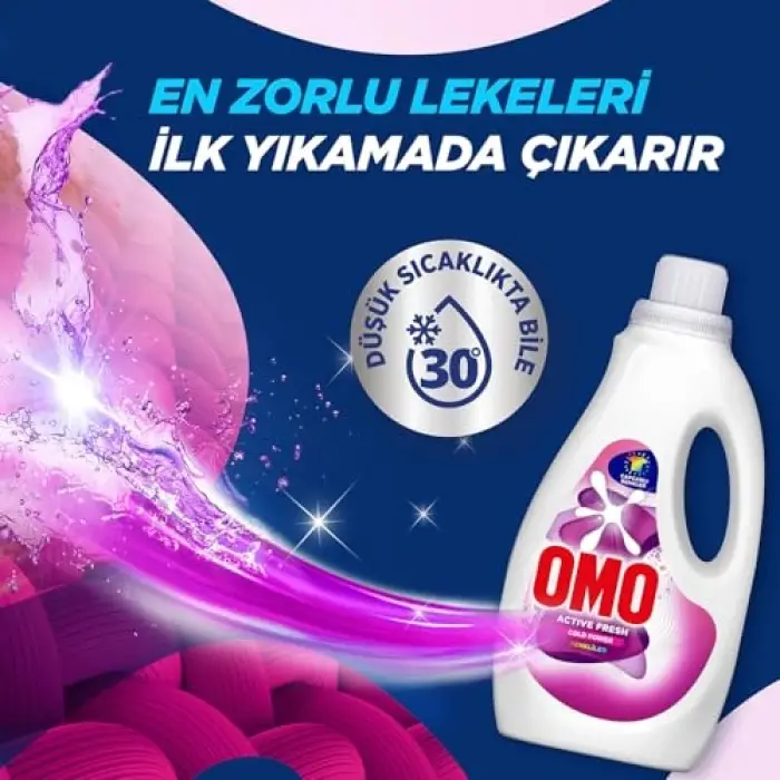Active Fresh Cold Power Renkliler için Sıvı Deterjan 1500 ml