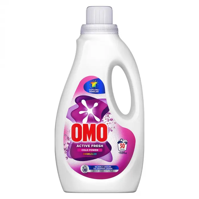 Active Fresh Cold Power Renkliler için Sıvı Deterjan 1500 ml
