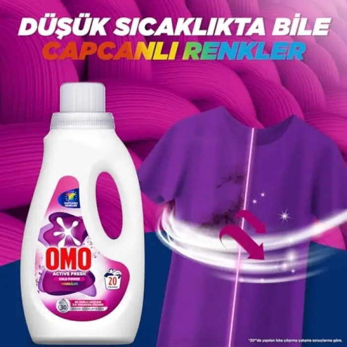 Active Fresh Cold Power Renkliler Sıvı Deterjan 1000 ml