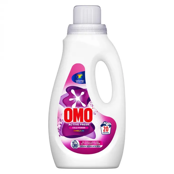 Active Fresh Cold Power Renkliler Sıvı Deterjan 1000 ml