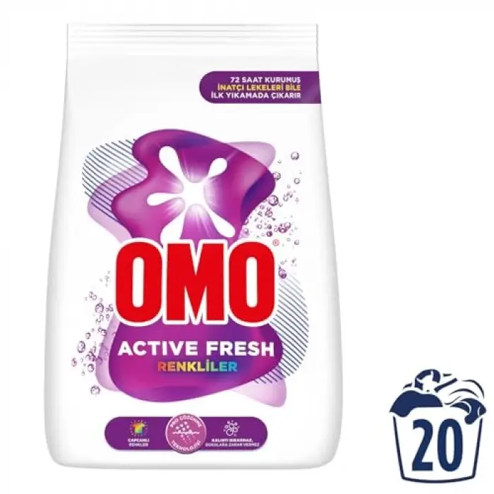 Active Fresh Renkliler için Toz Deterjan, 3 kg