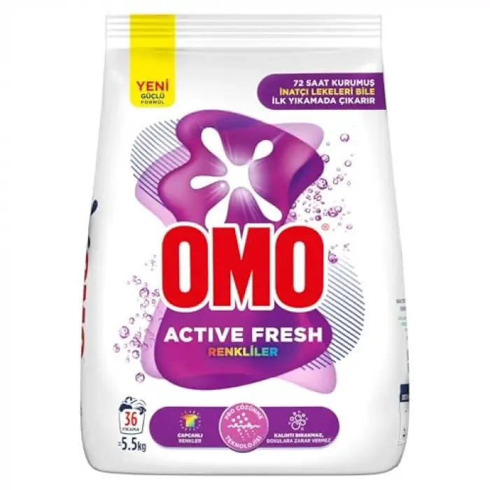 Active Fresh Renkliler Toz Deterjanı 5.5 kg