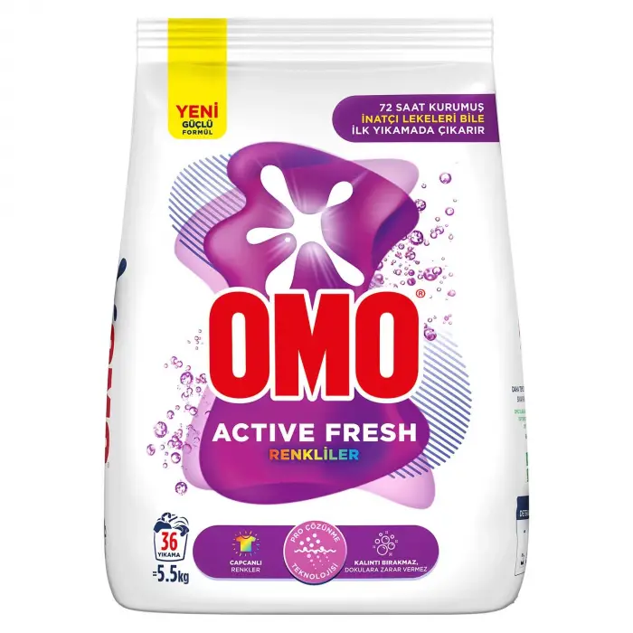 Active Fresh Renkliler Toz Deterjanı 5.5 kg
