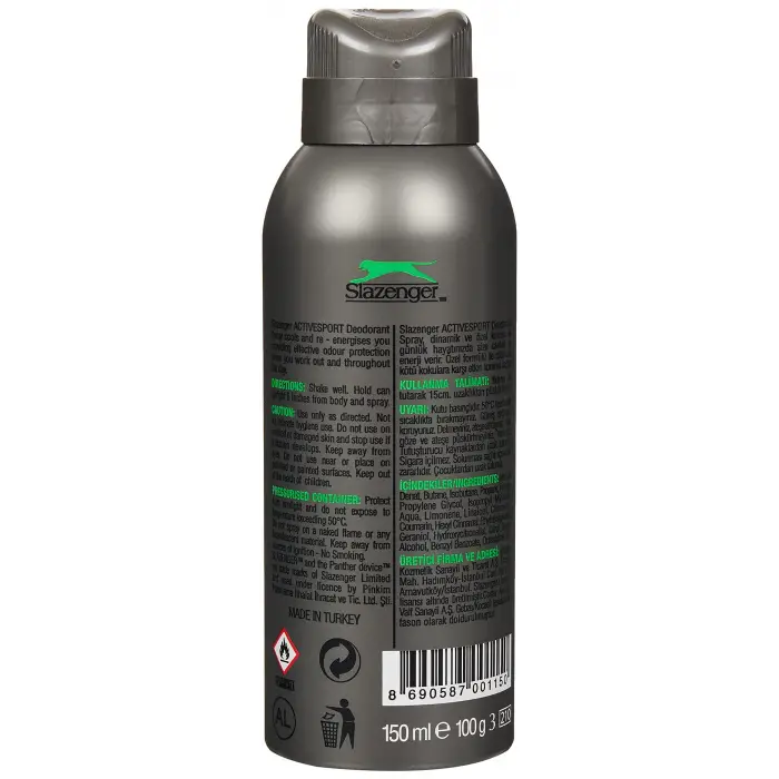Active Sport erkek yeşil deodorant