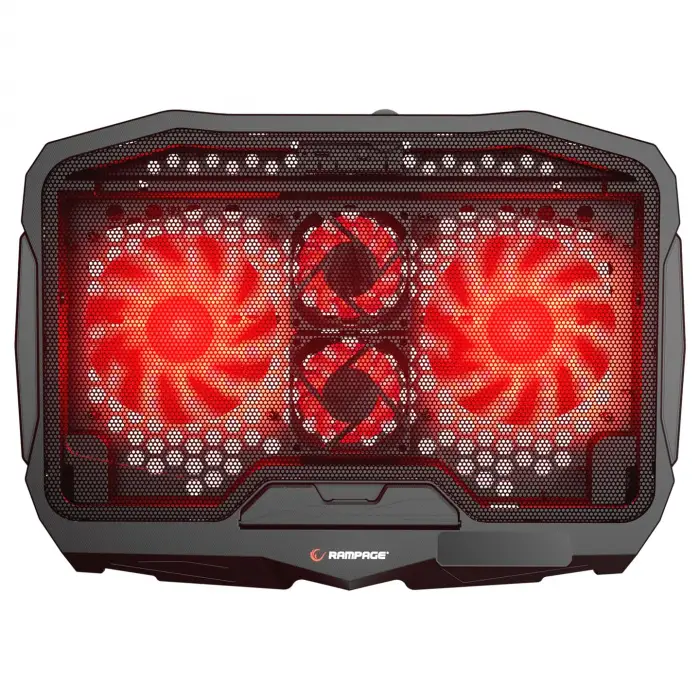 AD-RX34 X-FRAME Siyah 4 Fanlı 9-17 İnç Notebook Soğutucu Stand