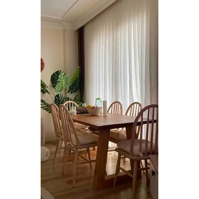 Ada Ahşap Yemek Sandalyesi