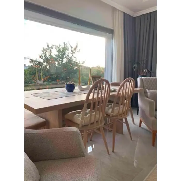 Ada Ahşap Yemek Sandalyesi