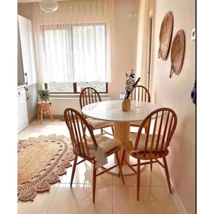 Ada Ahşap Yemek Sandalyesi
