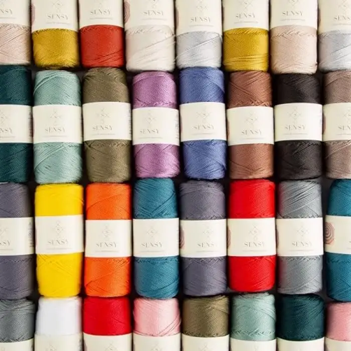 Ada Çayı Polyester Makrome İpi, 1.5 mm, 100 g, 150 m