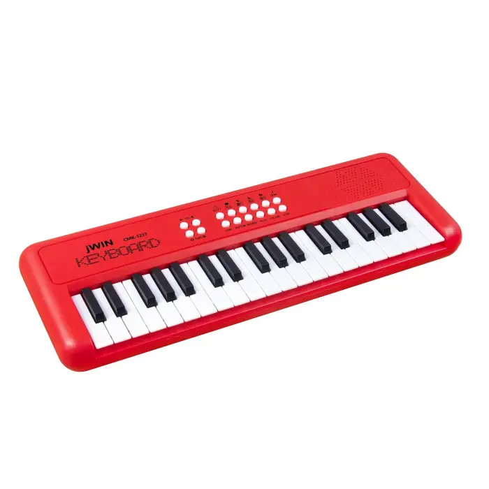 Adaptör; Cmk-1237 37 Tuşlu Elektronik Org (Etiket. Hediye), Kırmızı
