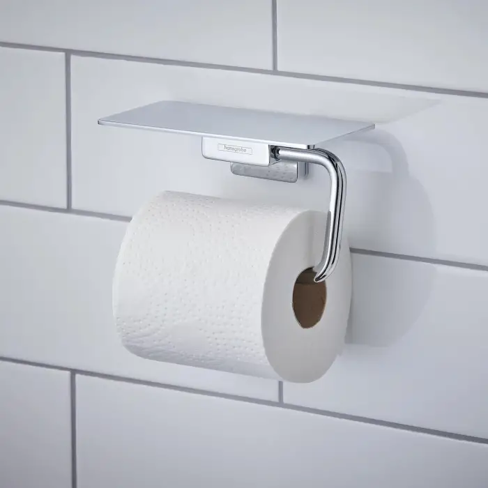AddStoris Raflı Tuvalet Kâğıdı Tutacağı, Krom