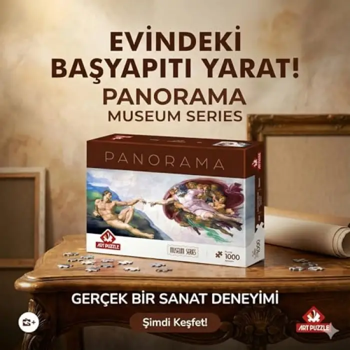 Ademin Yaratılışı 1000 Parça Panorama Puzzle