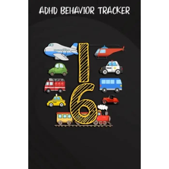 ADHD Behavior Tracker :Teens 16 Years Old Transportation Birthday Car Train Plane 16th Gift: Gifts for Boyfriend:Simple ADHD Behaviour Daily Journal ... Daily Journal, Adhd Notebook,Birthday Gifts