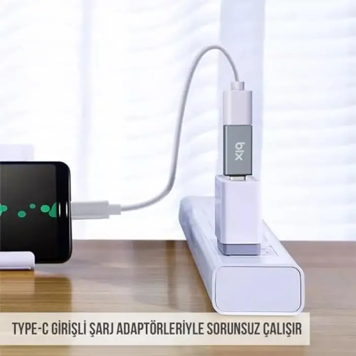 ADP-01 Type-C - USB Adaptör, Type-C Erkek – USB 3.0 Dişi Adaptör MacBook Pro 2021 iMac iPad Mini 6/Pro MacBook Air 2022 ve Diğer Type-C Cihazlarla Uyumlu