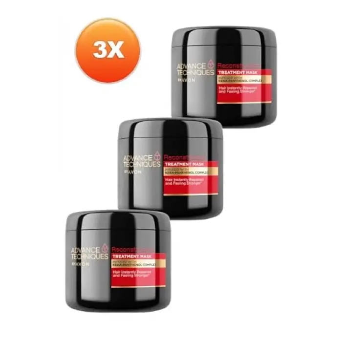 Advance Techniques Reconstruction Onarıcı Saç Maskesi 375 Ml. Üçlü Set