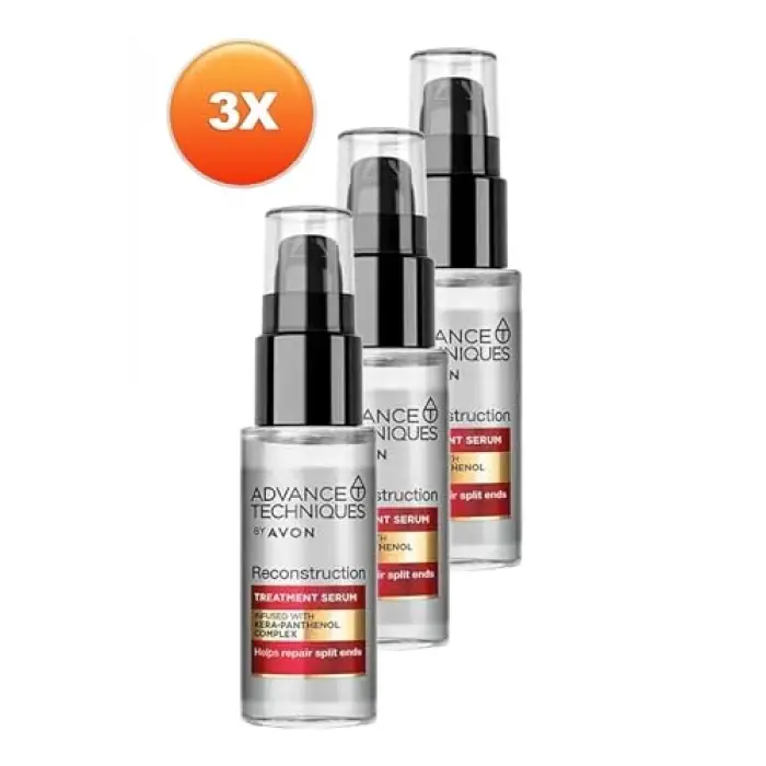 Advance Techniques Reconstruction Treatment Onarıcı Saç Serumu 30 Ml. Üçlü Set