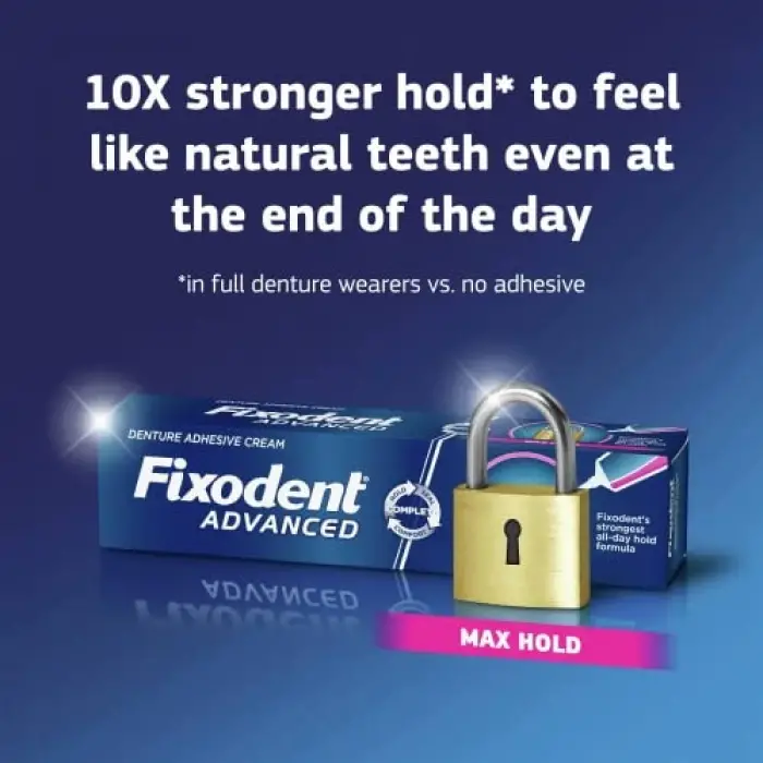Advanced Max Hold Protez Yapıştırıcı Krem - 62g