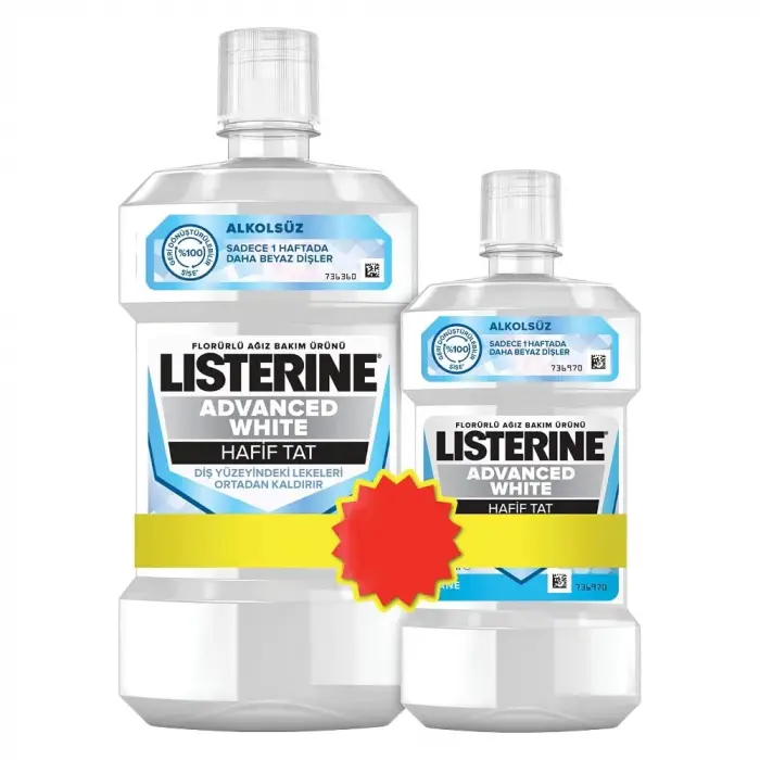 Advanced White Ağız Bakım Suyu 500 + 250 ml
