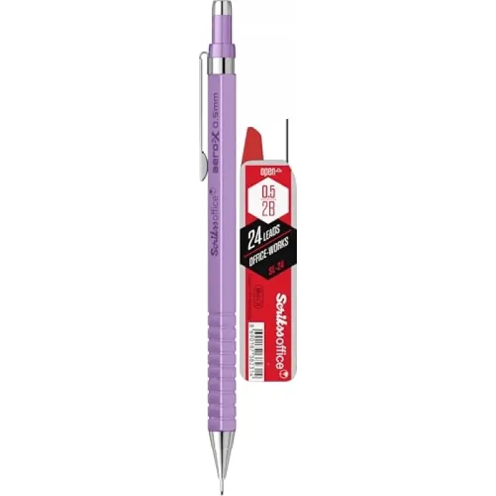 Aero-X Versatil 0.5 Mm Mor & SL-24 Min 2B 2Li Blister