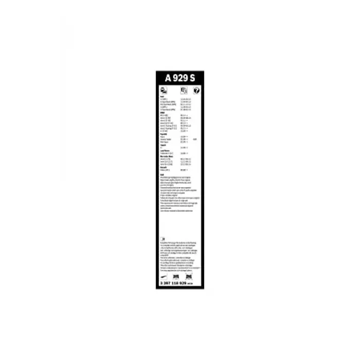 Aerotwin silecek seti - [600/475 mm] BMW Serie 3 (2009-2013) [E90;E91] #A929S