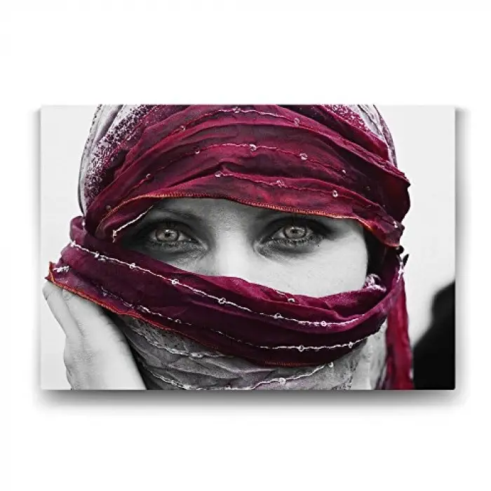 Afgan Kadın Tablosu - 90x60 cm