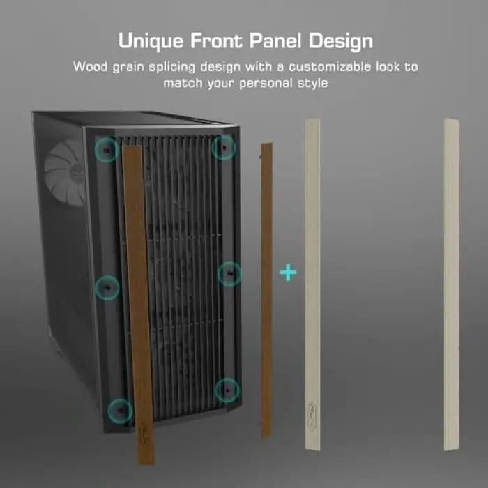 Agos Max Black Mid-Tower PC Kılıfı Siyah