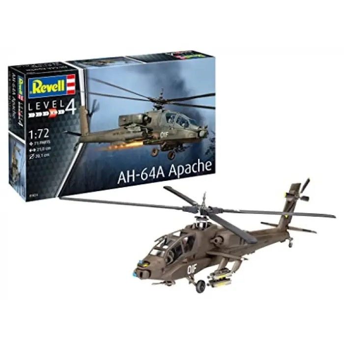AH-64A Apache Model Kit Uçak