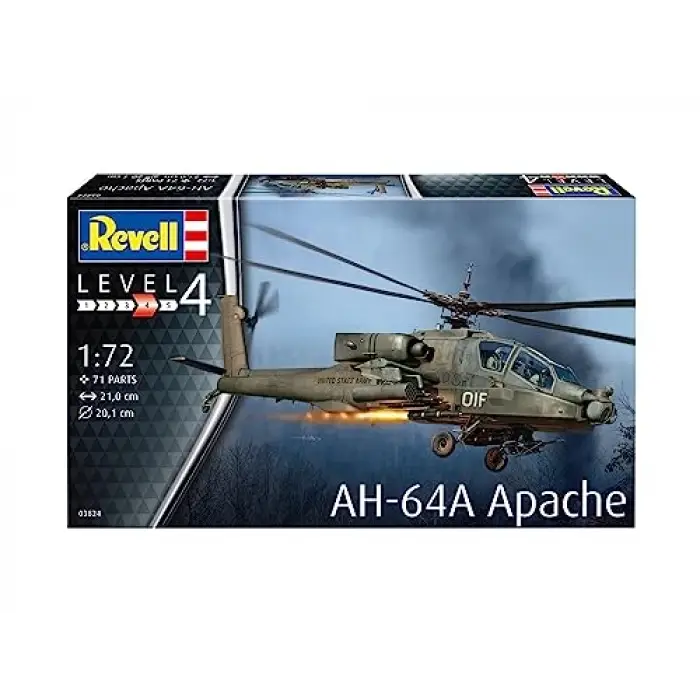 AH-64A Apache Model Kit Uçak