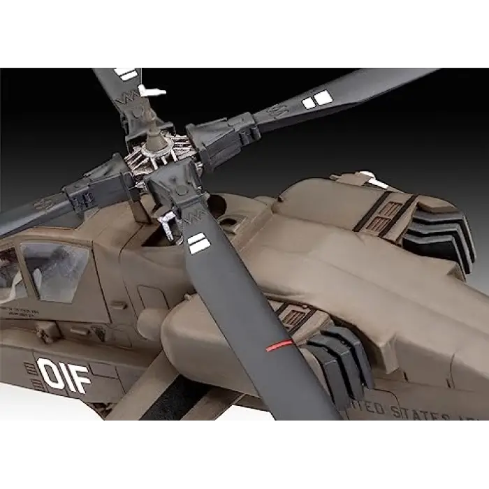 AH-64A Apache Model Kit Uçak