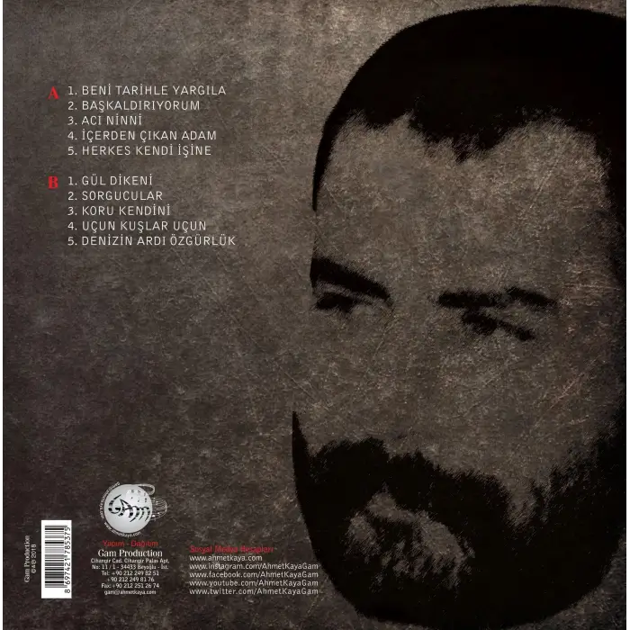 Ahmet Kaya Başkaldırıyorum Plak LP