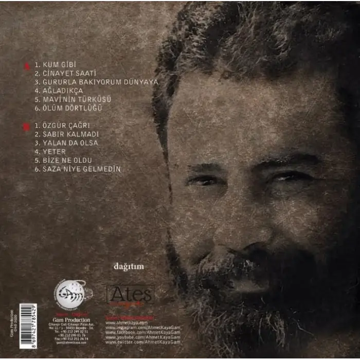 Ahmet Kaya - Şarkılarım Dağlara Plak (LP)