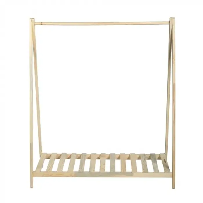 Ahşap Ayaklı Askılık 125x106 cm