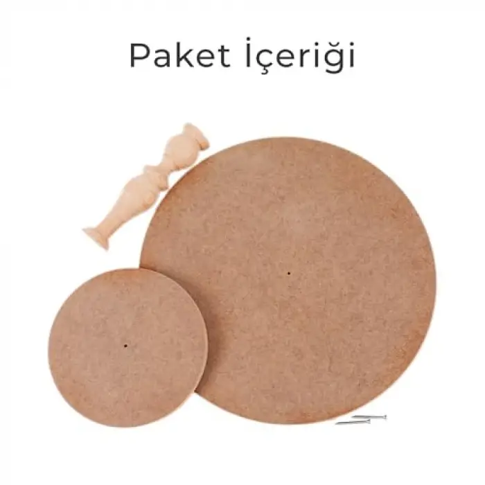 Ahşap Ayaklı Sunumluk, Pasta Standı