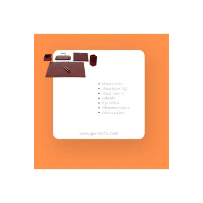 Ahşap Flaş Sümen Takımı Bordo 6 Parça