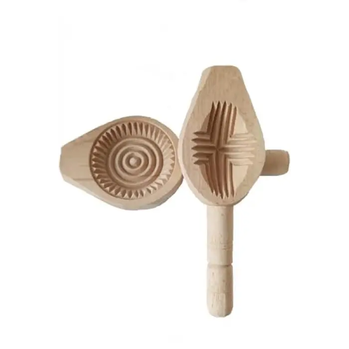 Ahşap Kömbe Kerebiç Pasta Kalıbı 4 Adet
