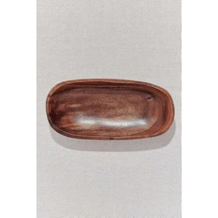 Ahşap Oval Servis Tabağı