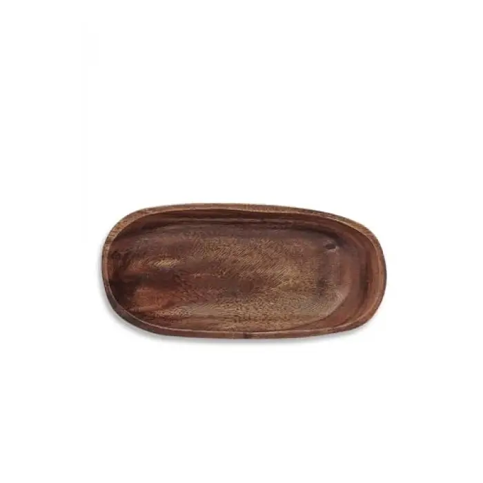 Ahşap Oval Servis Tabağı